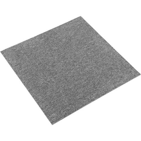 Ensemble de 20 tapis gris, 50 x 50 cm, 100 % polypropylène (1/5)