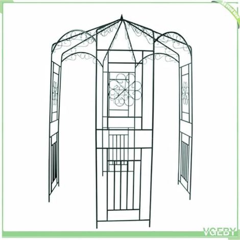 Voûte de jardin - FAFEICY - 40269 - Hauteur 250 cm - Largeur 160 cm - Vert foncé (1/2)