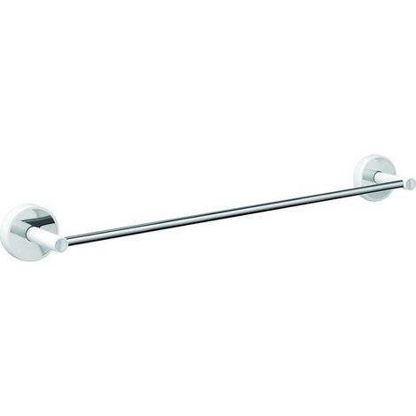 Portasalvietta barra 50cm colore bianco linea Kaman LEFO-70 kamalu