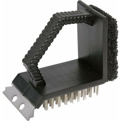 Accessoires d'outils de barbecue en brosse nettoyage multifonction fil grill acier inoxydable (1/4)