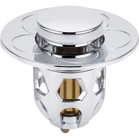 Bouchon Lavabo - Popss Up - Universel - ABS de haute qualité - Anti-obstruction - Clic-clac (1/4)