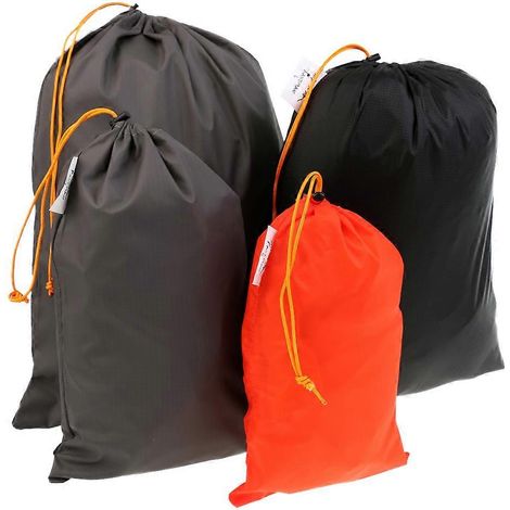 Ensemble de 5 accessoires de sécurité pour bagages d'extérieur : sac à cordon pour vêtements et chaussures, idéal pour le camping, la randonnée et l'escalade. (1/5)