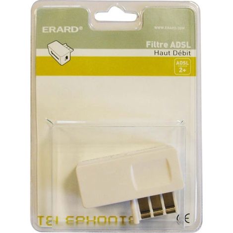ERARD - Filtre ADSL prise T M / prise T F + RJ11 F (1/3)