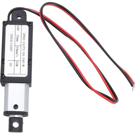 Mini actionneur linéaire électrique, course de 15mm, 20N, DC24V, 30 mm/s, pour appareils ménagers, automobile, industriel, camping-car, canapé, Robot (1/5)