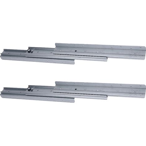 1 paire de glissières de tiroir de 800 à 1500 mm (32 pouces) en acier laminé à froid, roulements de 120 kg, remplacement de rails de tiroir coulissants (1/5)