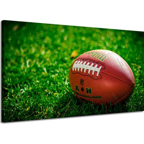 Lienzo impreso de fútbol americano de 120x70 cm.