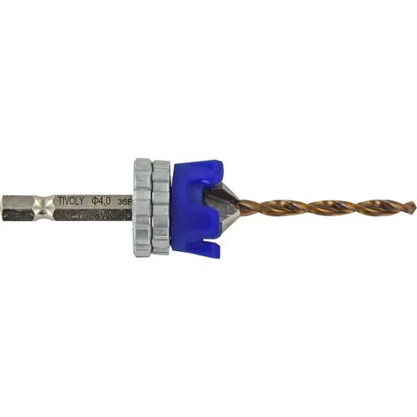 Tivoly • Punta e taglierina per legno 2 in 1 Metal Technic, gambo esagonale, uso intensivo Ø 3 mm (1/3)