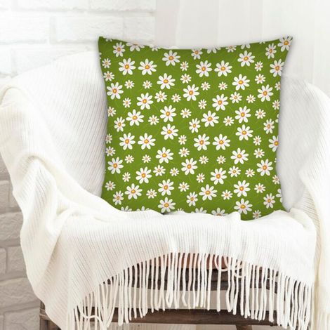 Housse de coussin carréelavable en machine pour canapé lit salon chambre décoration de la saint-valentin (1/5)