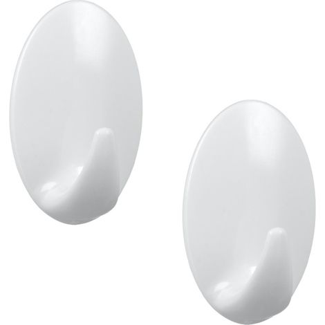 CF.2 GANCI ADESIVI JUMBO B.CO 291002