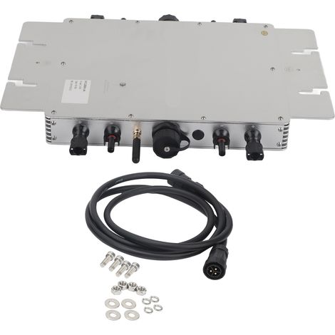 Onduleur Micro-inverseur Solaire WIFI 2000W WVC-2000, 120/230V, Détection Automatique, Contrôle à Distance, Compatible Réseau, Kit de Raccordement (1/5)