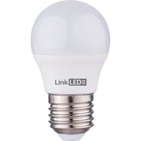 Link Led Lampadina Led Sfera 6W E27 3k 450 Lm