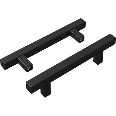 Cabinet Handle 2 pcs Black 150 x 12.3 x 35.2 mm Stainless Steel vidaXL