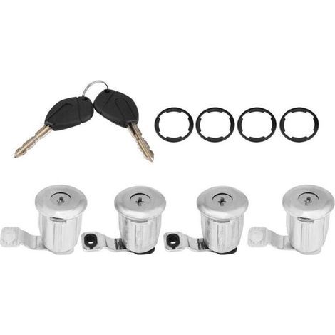 Berlingo Lock 2002, Car Door Lock Barrel Set With Keys Fit For Partner Berlingo Xsara Replace Oem 252522 9170.g3 9170.cw(4 Barrels)(4 Barrels) (1/4)