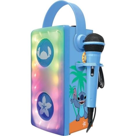 Leistungsstarker Stitch Light-Up Bluetooth-Lautsprecher mit Mikrofon (1/5)