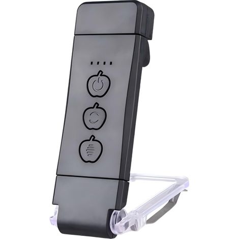 Lampe de Lecture Rechargeable USB, Liseuse Lampe avec Clip pour Lire Dans le Lit, 3 Couleurs Protection des Yeux & 5 Luminosités Réglables en Continu, Cadeaux pour Lecteurs de Livres (Noir)
