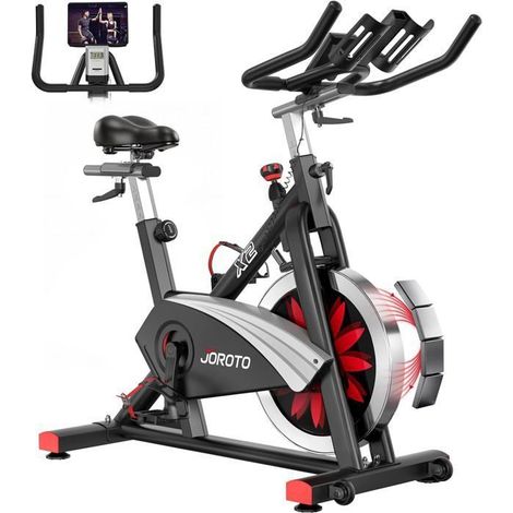 Heimtrainer - JOROTO - X2 - Schwungrad 16 kg - Magnetische Riemenwiderstand - Bluetooth
