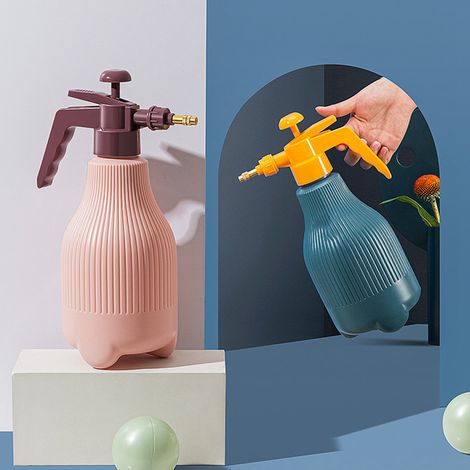 Flacon Pulvérisateur Jardin 1500ml Buse Rotative Étanche Jet Régulier Grande Zone Vaporisation Rose