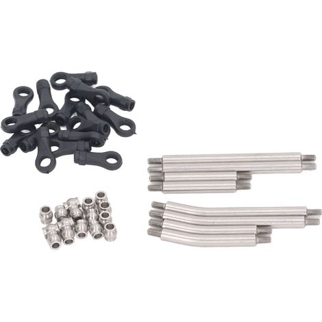 Kit de 8 biellettes de direction en acier inoxydable pour voiture RC Traxxas TRX4M. (1/5)