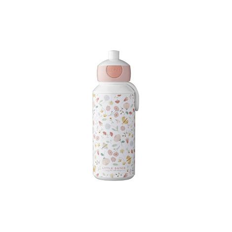 Borraccia pop-up Mepal Campus Little Dutch Flowers and Butterflies 400 ml rosa/bianco