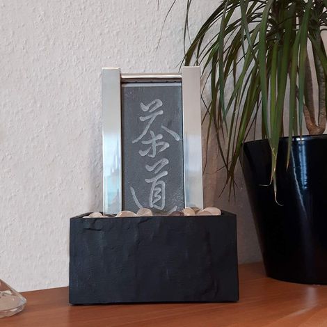KÖHKO® Fontaine de table Cérémonie du thé 25009 Humidificateur d'air avec éclairage LED (1/4)