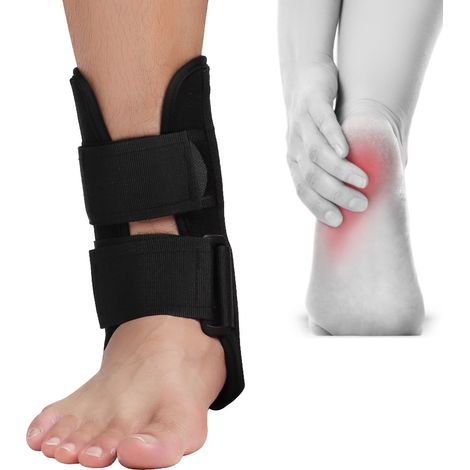 Attelle de cheville réglable pour entorse et instabilité - Orthèse de soutien ajustable pour varus valgus (1/5)