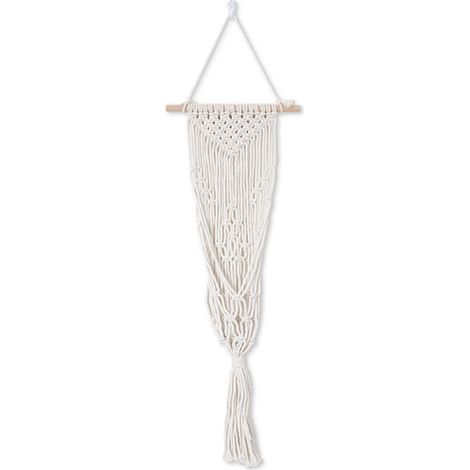 Panier suspendu en macramé pour plantes, pot à fleurs tissé à la main, décoration intérieure/extérieure, support de suspension pour jardin. (1/5)