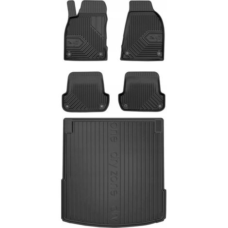 SET 77 Alfombrillas de goma y mat AUDI A4 B6 SEDAN 2000-2004 (1/5)