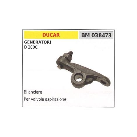 Bilanciere per valvola aspirazione DUCAR motore 4 tempi per generatore 038473