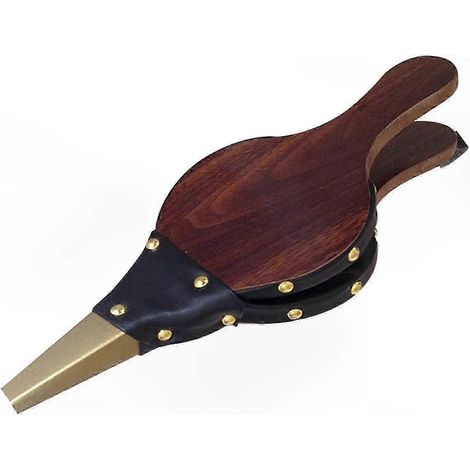 Soufflet de cheminée avec sangle pour barbecue, poêle à bois, cheminée, usage extérieur (1/5)
