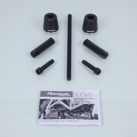 Tampon pare carter Radikal pour Moto Ducati 1100 Monster Evo (1/2)