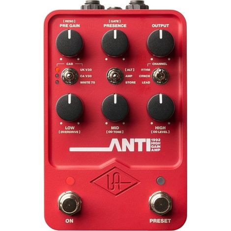 Universal Audio UA UAFX ANTI 1992 Amplificador de alta ganancia - Efecto Guitarra (1/4)