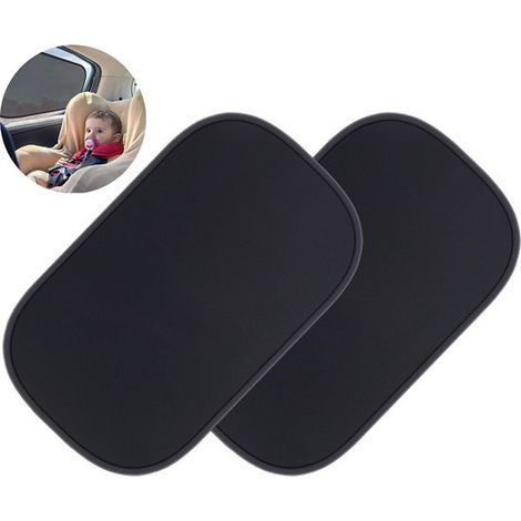 Sonnenschutz fürs Auto 2 teilig UV Schutz Extra dunkel mit UV Schutz für Babys und Kinder Sonnenschutz für die Seitenscheibe Sonnenschutz fürs Au (1/5)