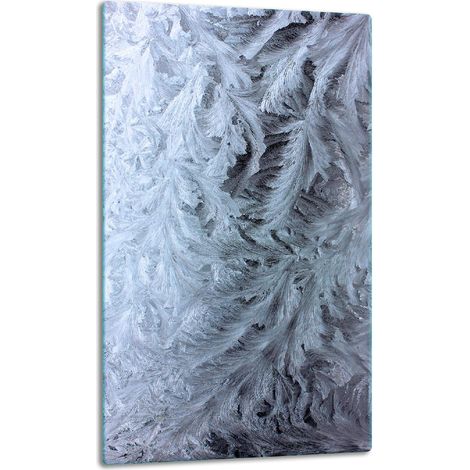 TABLERO DE MESA DE PANEL DE CRISTAL 30x52 PLUMAS (1/5)