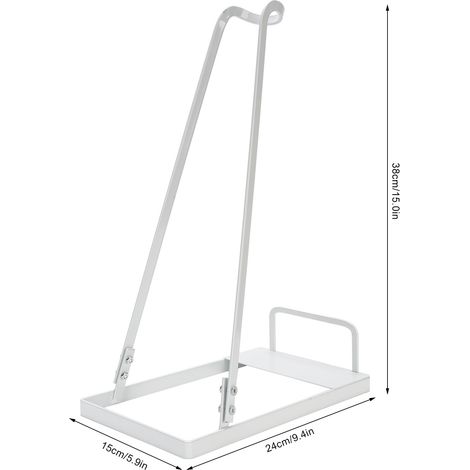 Ortviai Support mural pour aspirateur Dyson V6/V7/V8/V10 en acier au carbone, sans perçage, design moderne (1/4)