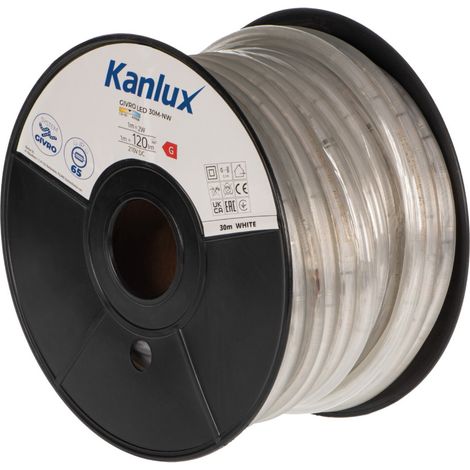 Corde lumineuse LED dimmable 30m 2W/m IP65 GIVRO Kanlux (1/5)