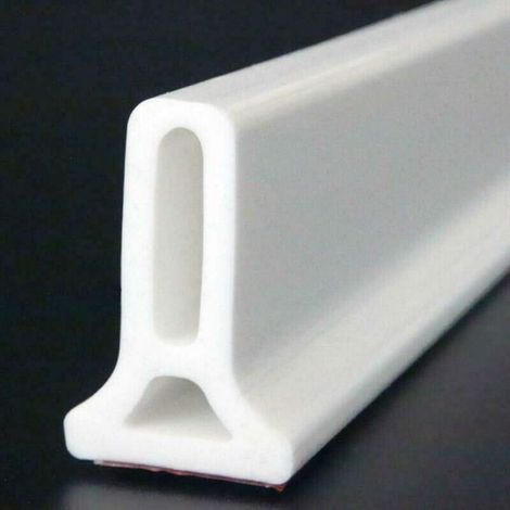 Barrière de douche pliable  Système de rétention d'eau  Dimensions 50x30mm  Flexible et durable  Installation facile pour douches sans bordure (1/5)