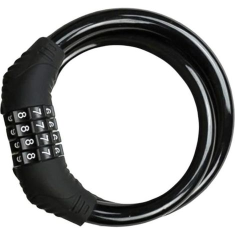 Chaîne antivol pour vélo avec maillons en acier et cadenas à combinaison pour vélo, barbecue, moto, porte 600 mm193 (1/4)