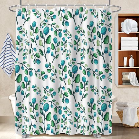 Rideau de bain en polyester 180x180 déco d‘intérieur voile de douche pour dans une salle de bain design (1/5)