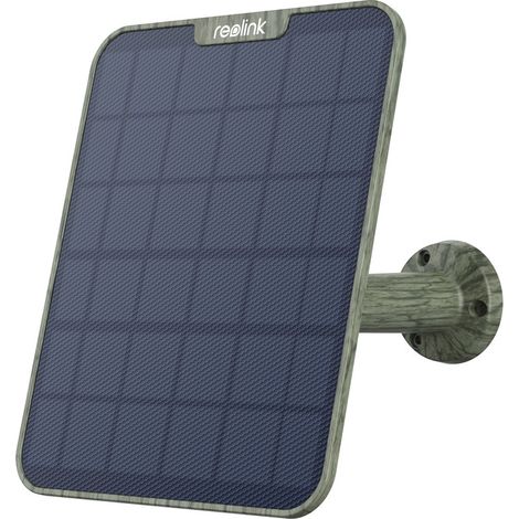 Reolink – Panneau solaire 6W pour caméra de surveillance extérieure – Support réglable 360° – Câble 4m – Résistant aux intempéries IP65