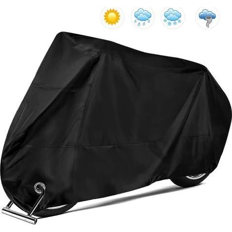 Housse de Protection - Noir - Scooter - Imperméable - Anti-UV - Polyester 190T-Ywey (1/5)