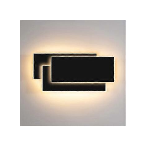 Schwenkbare Wandleuchte, dimmbare schwarze Wandleuchte mit warmem Licht für den Innenbereich, stilvolles Design wertet jeden Raum auf und ist vielseitig einsetzbar.