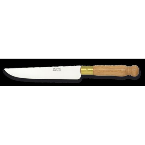 Coltello da cuoco Mam, 17,7 cm Lama in acciaio inossidabile, Mango Legno, puntale in ottone, 17413