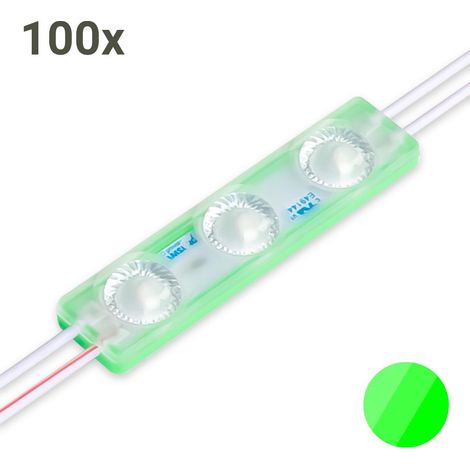 LED Modul grün 1.5W 170° 12V IP65 (100 Stück VPE) (1/5)