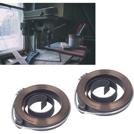 2 ressorts pour perceuse d'établi, accessoires pour ressorts de perceuse à colonne, ressorts pour fraiseuse, ressorts hélicoïdaux pour perceuse d'établi (1/5)