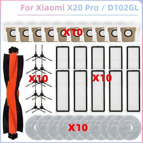 Hauptbürste für den Saugroboter X20 PRO / D102GL, kompatibles Ersatzteil, universelle Reinigungswalze, einfacher Austausch, optimale Bodenpflege, Originalzubehör für dauerhafte Leistung (1/5)