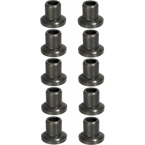 Lot de 10 embouts de pied 12mm Base large 24mm en plastique Pour chaises et tables Améliore la stabilité des meubles