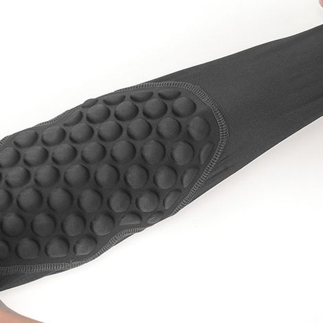 Genouillères pour enfants, matériau EVA antidérapant, protège-jambes et coudières, adaptées aux sports de plein air tels que le basketball et le patin à roulettes, noires, taille S, 33 cm/13 pouces. (1/5)