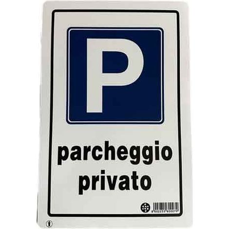 PANNEAU 'STATIONNEMENT PRIVÉ' 20x30 cm