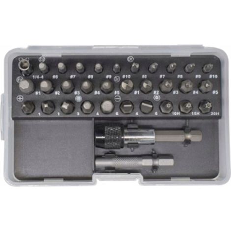 Juego de extractores de tornillos FALON-TECH FT1134 de 34 piezas con brocas