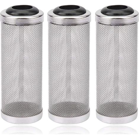 3 Stück Aquarium-Filterschutz, Aquarium-Netzfilterschutz, Einlasssiebfilter für Fischgarnelen, verhindert, dass Fische in den Filter gesaugt werden, 16 mm (1/4)